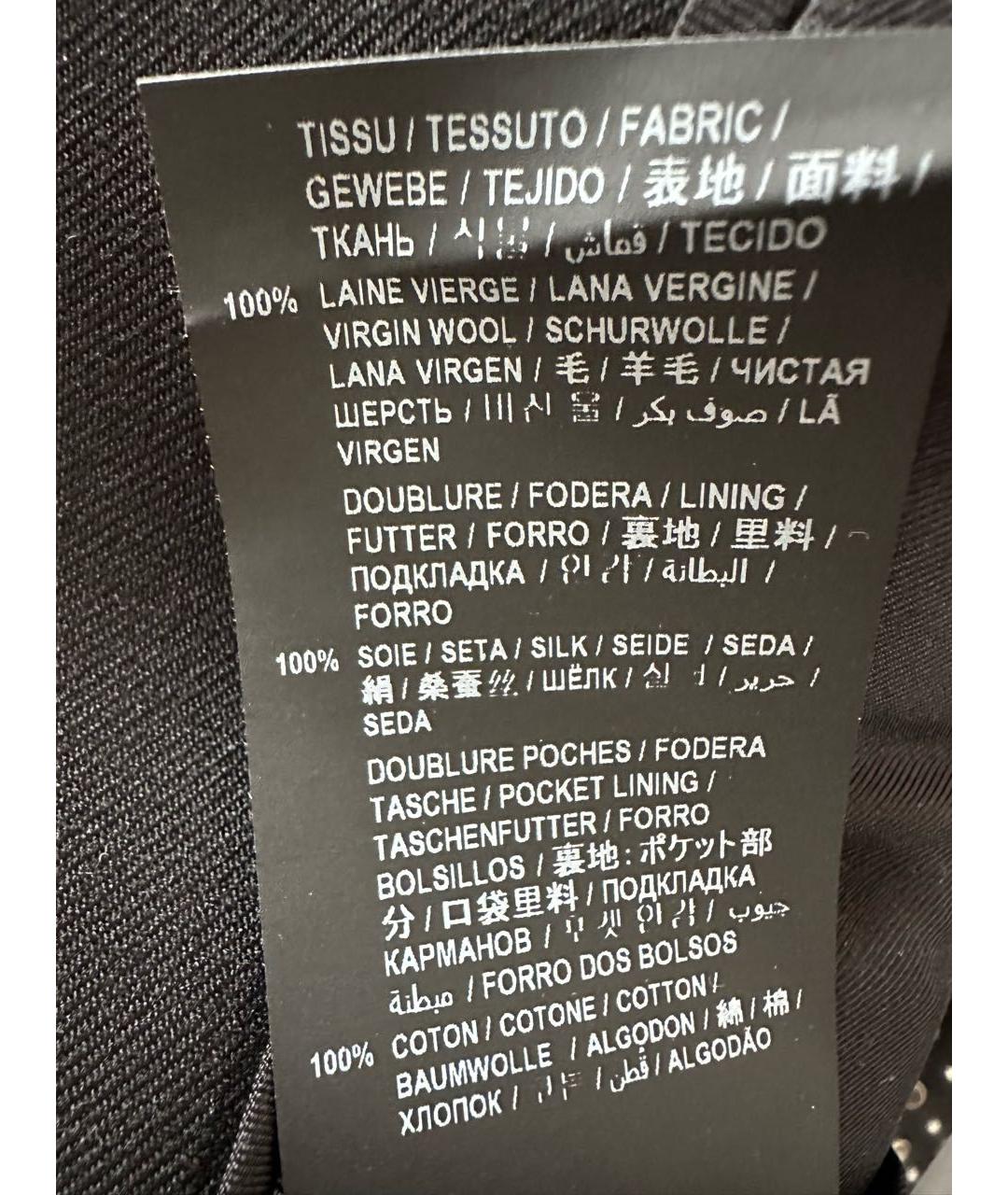 SAINT LAURENT Черный жакет/пиджак, фото 3