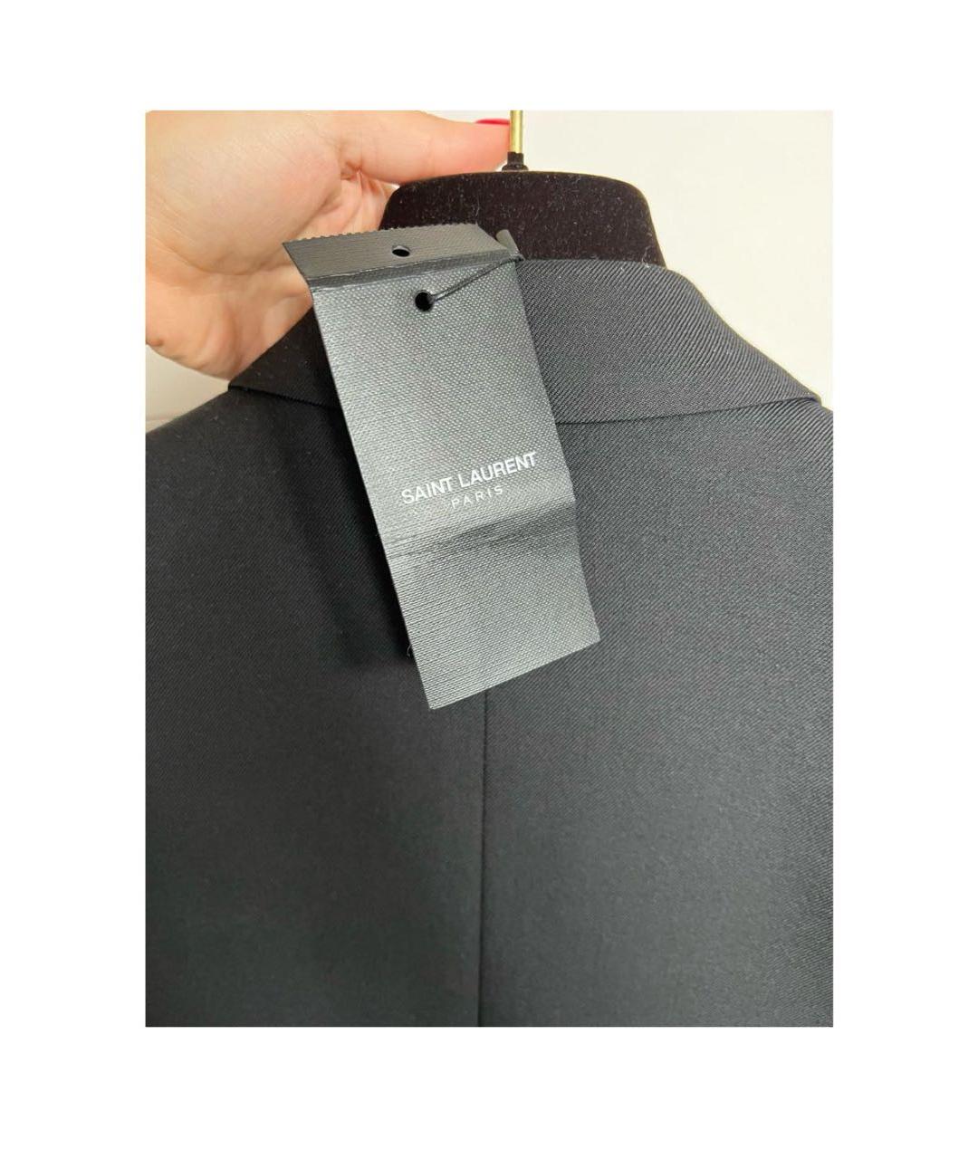 SAINT LAURENT Черный жакет/пиджак, фото 2