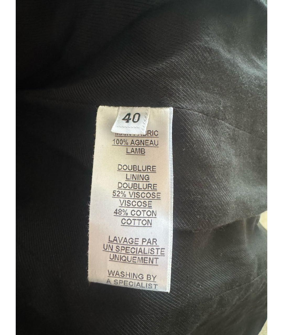 BALMAIN Черная кожаная куртка, фото 5