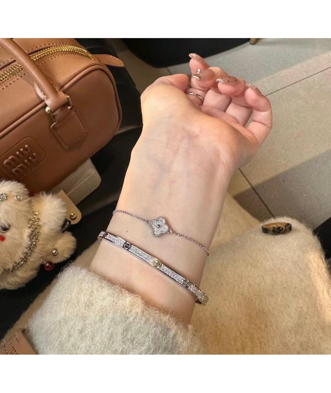 VAN CLEEF & ARPELS Белый браслет из белого золота, фото 6