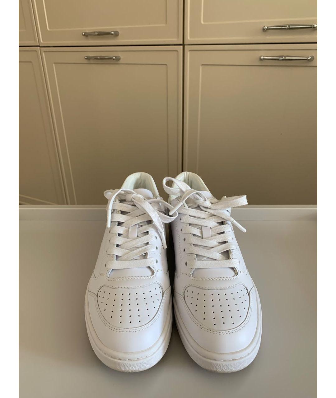 POLO RALPH LAUREN Белые кожаные кроссовки, фото 2