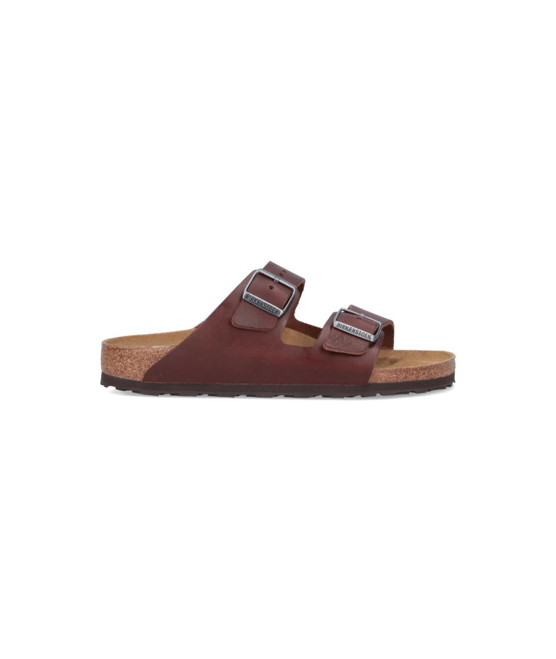 BIRKENSTOCK Коричневые шлепанцы, фото 1