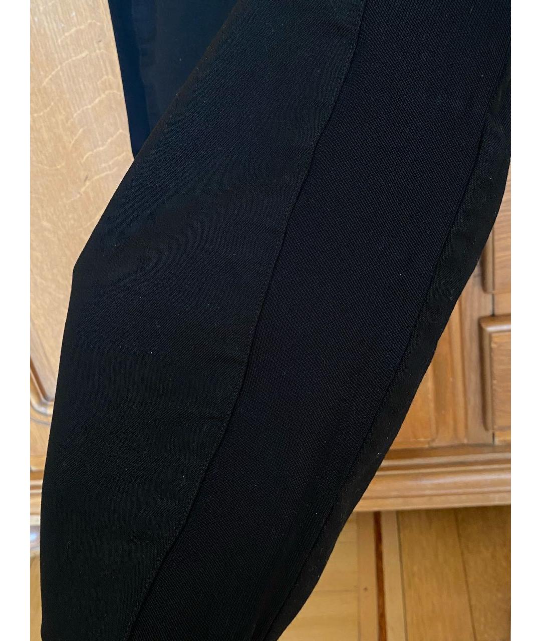 BALENCIAGA Черная полиэстеровая юбка миди, фото 2