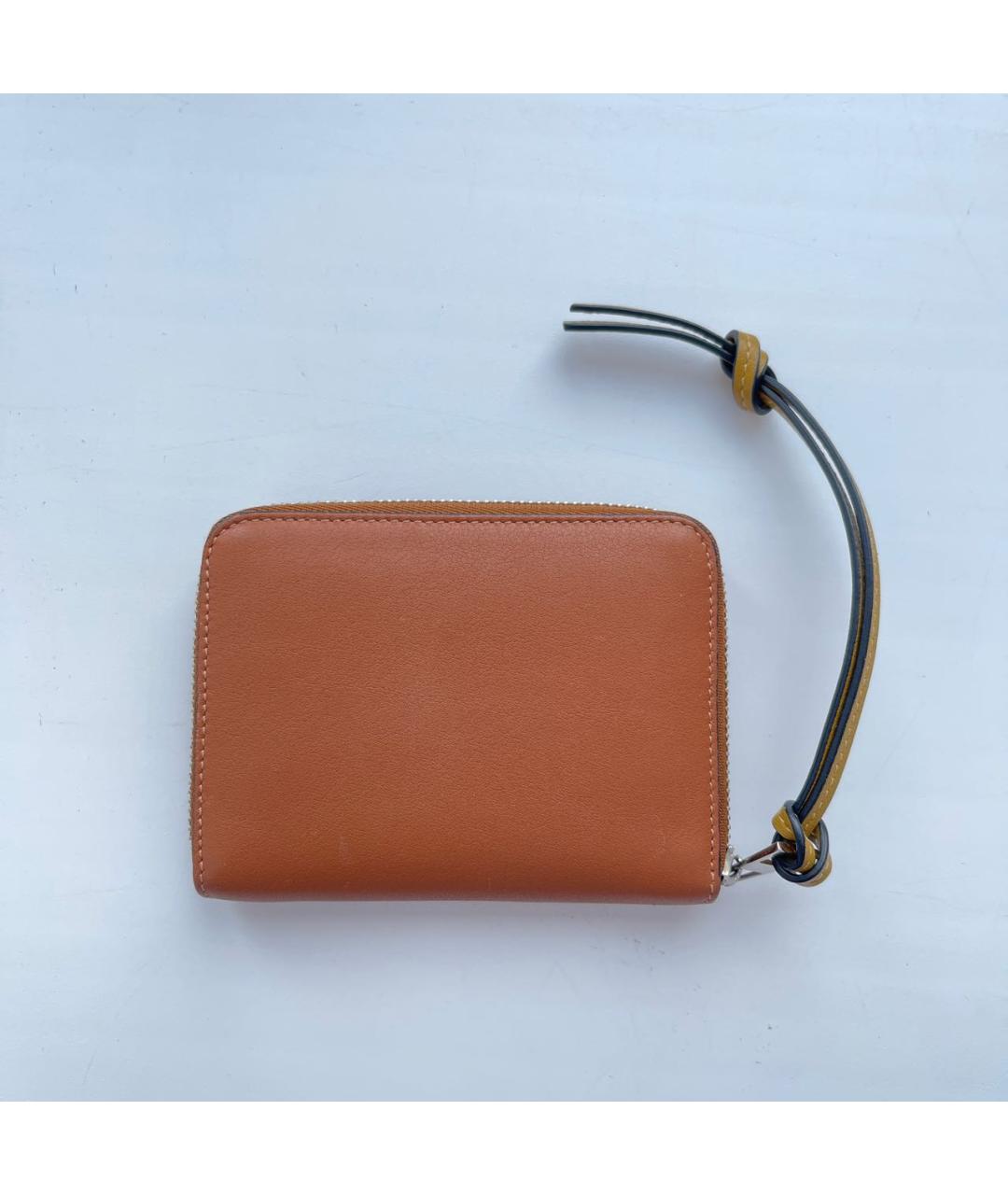 LOEWE Коричневый кожаный кошелек, фото 3