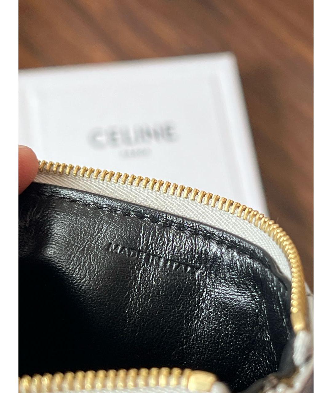 CELINE PRE-OWNED Серебрянный кожаный кошелек, фото 7