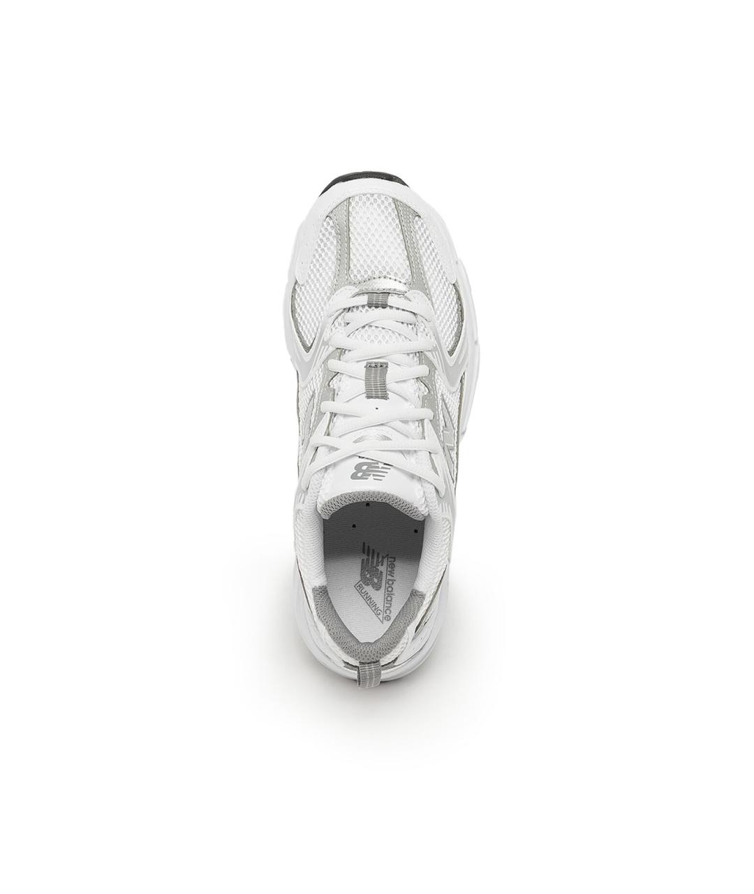 NEW BALANCE Белые текстильные кроссовки, фото 3
