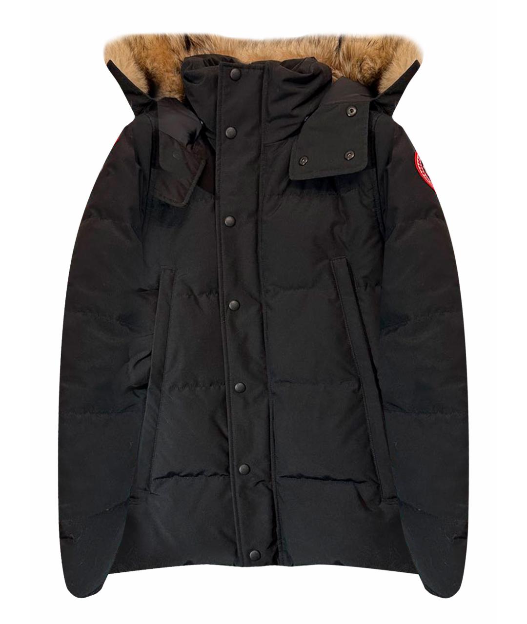 CANADA GOOSE Черная куртка, фото 1