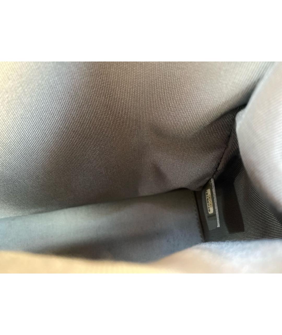 CHANEL PRE-OWNED Белая сумка через плечо из лакированной кожи, фото 7