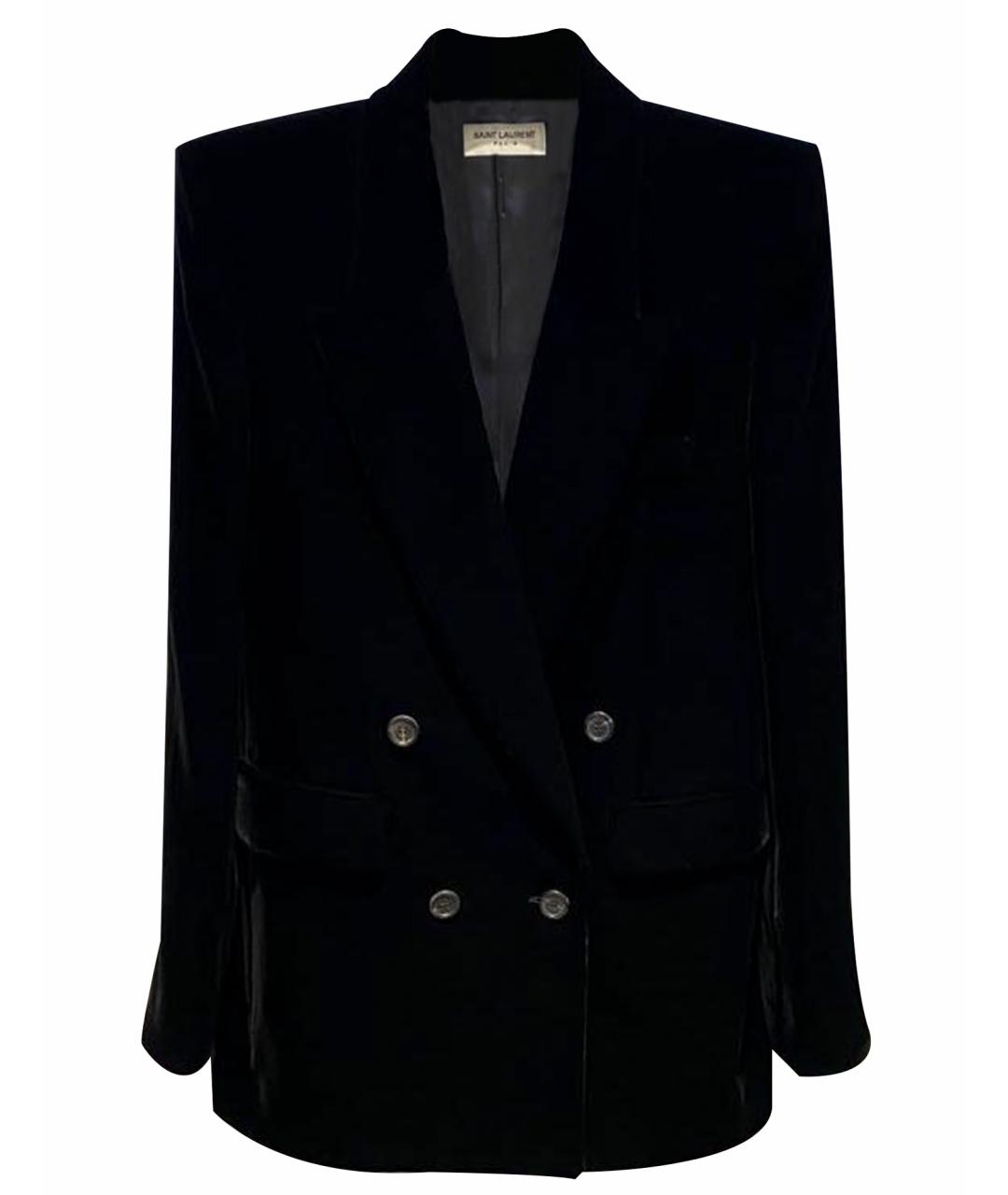 SAINT LAURENT Черный жакет/пиджак, фото 1