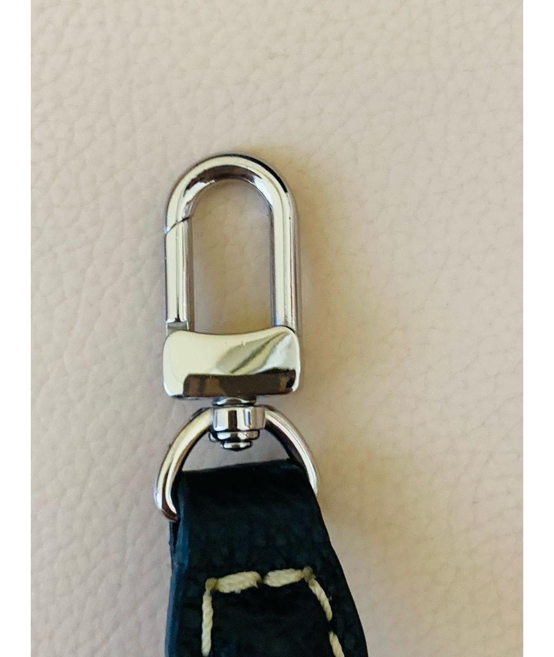 TOTEME Черная кожаная сумка через плечо, фото 7