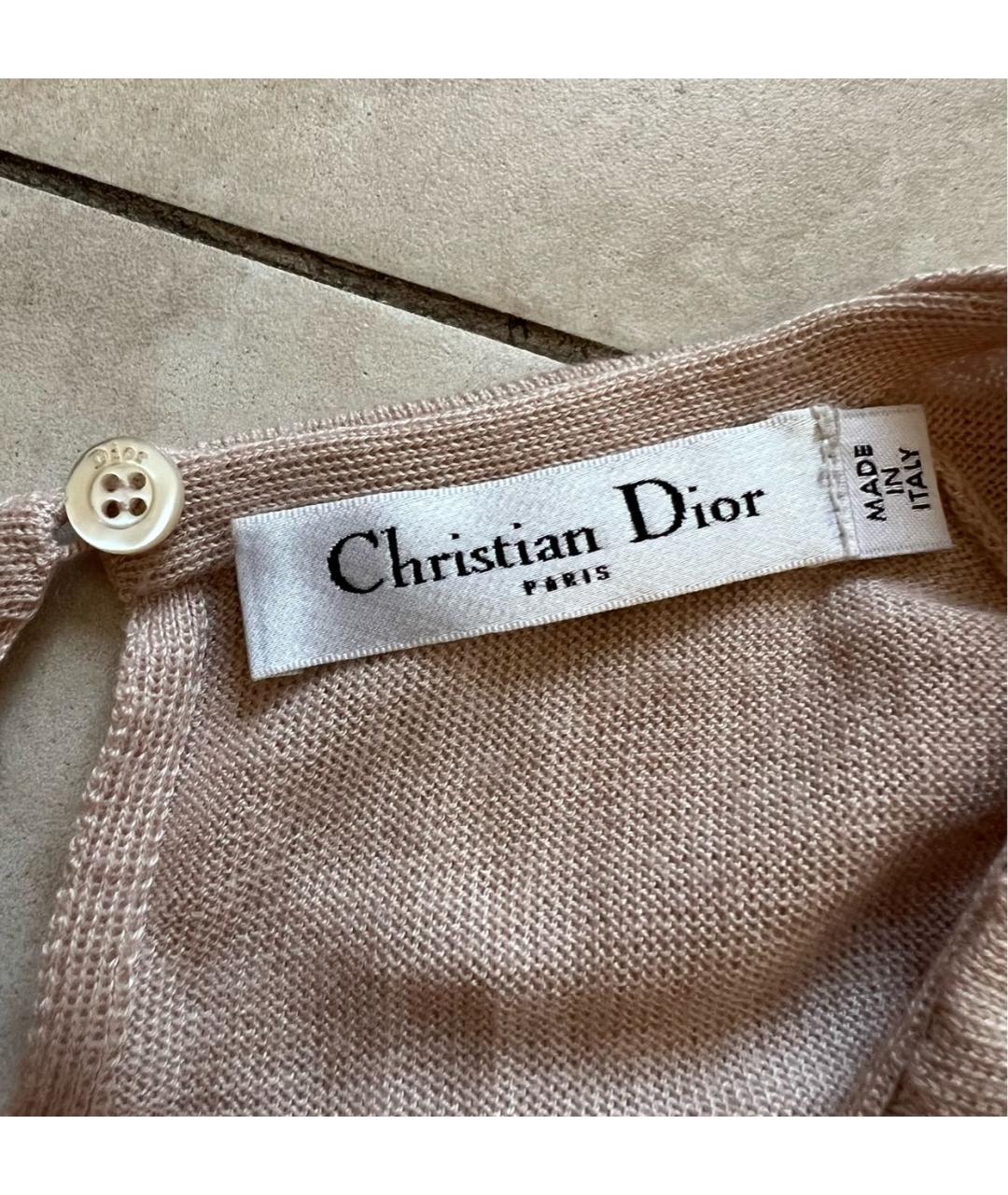 CHRISTIAN DIOR PRE-OWNED Розовый кашемировый джемпер / свитер, фото 3