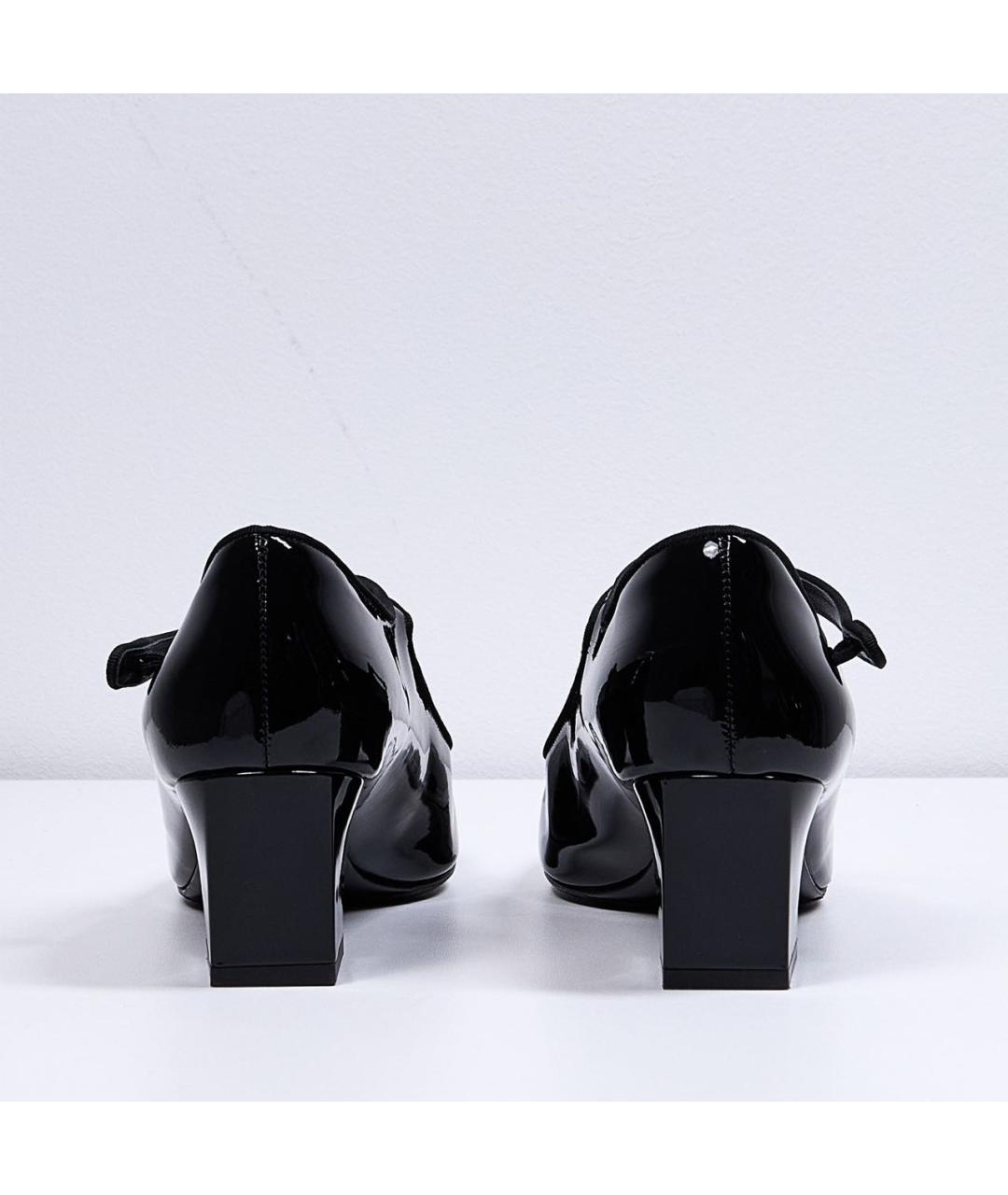 CELINE PRE-OWNED Черные туфли из лакированной кожи, фото 3