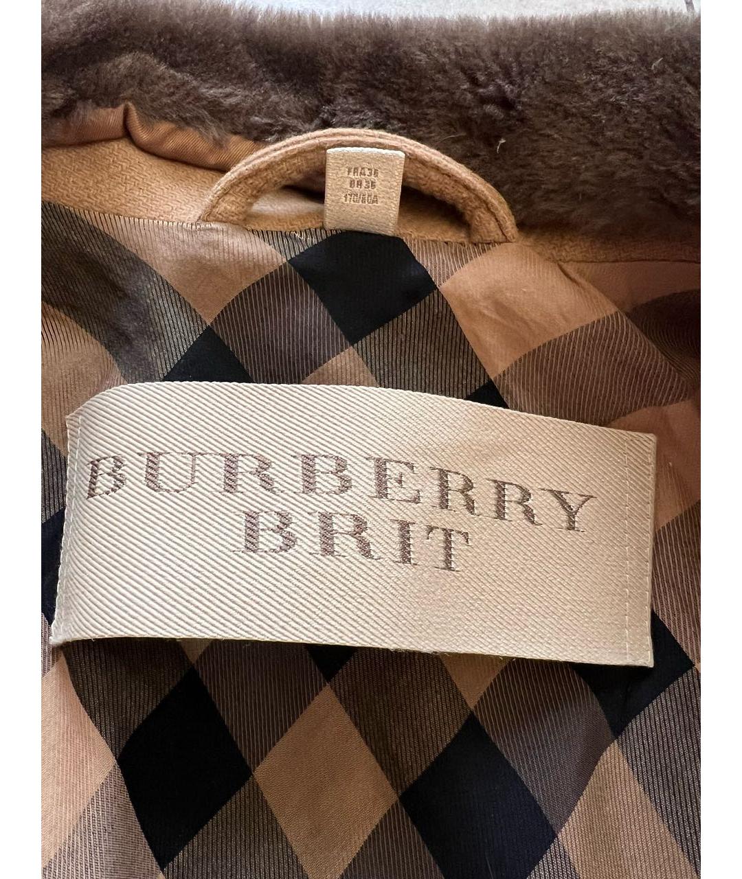 BURBERRY Шерстяное пальто, фото 4