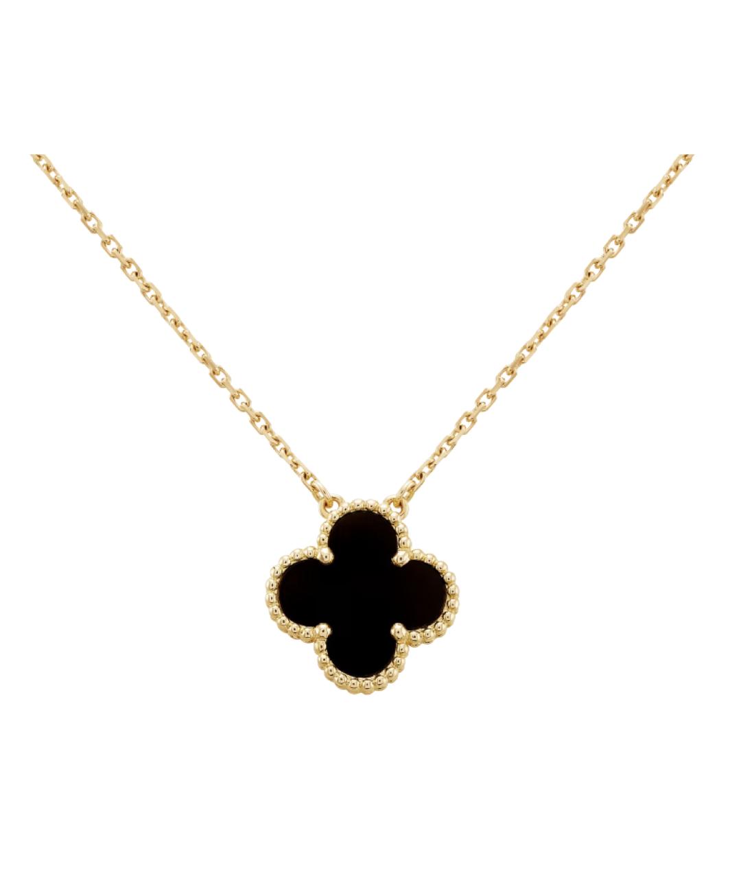 VAN CLEEF & ARPELS Черное колье из желтого золота, фото 6