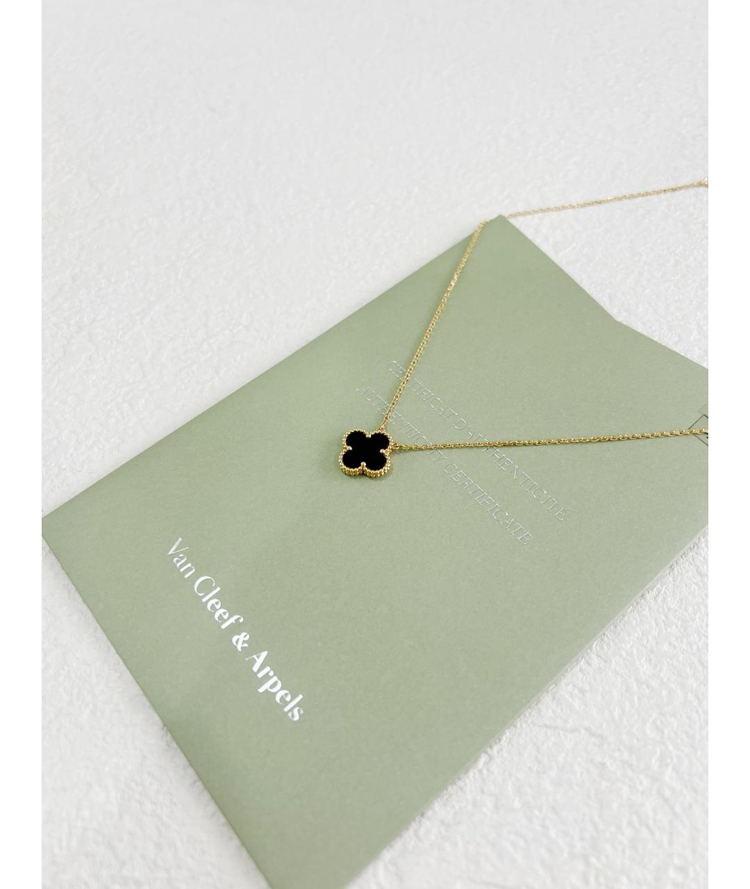 VAN CLEEF & ARPELS Черное колье из желтого золота, фото 4