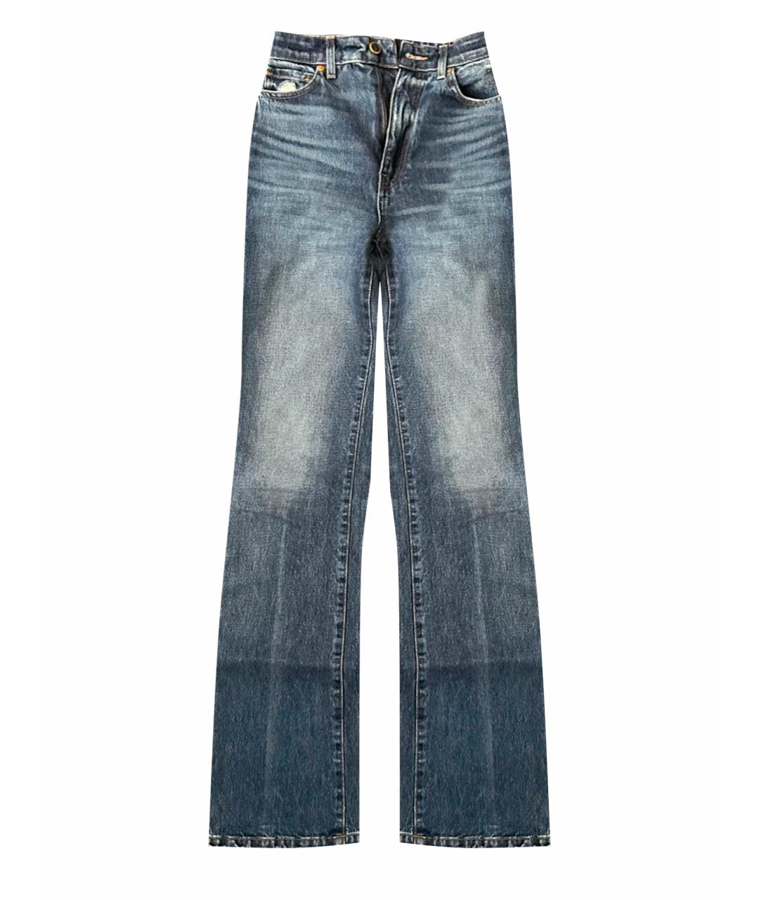 KHAITE Темно-синие прямые джинсы, фото 1