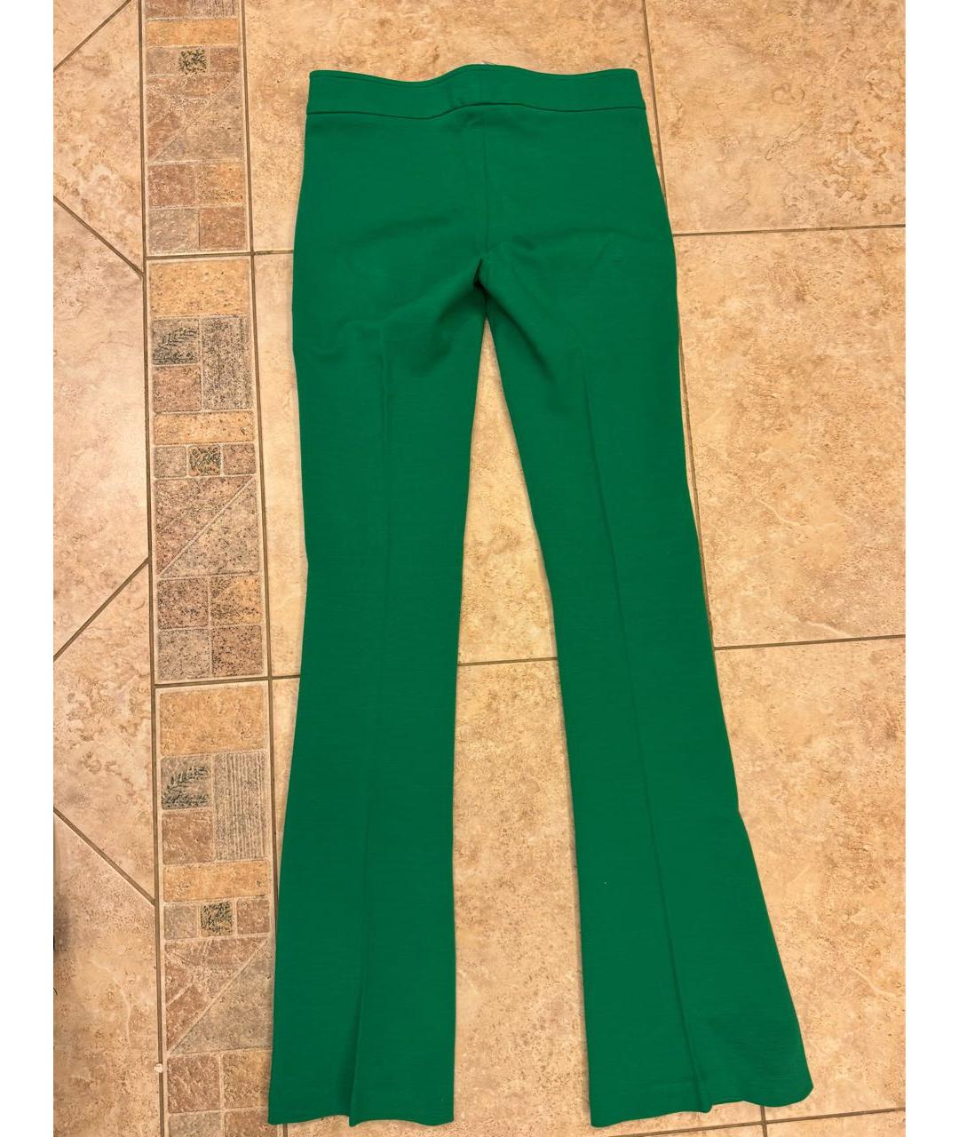 EMILIO PUCCI Зеленые вискозные брюки узкие, фото 2