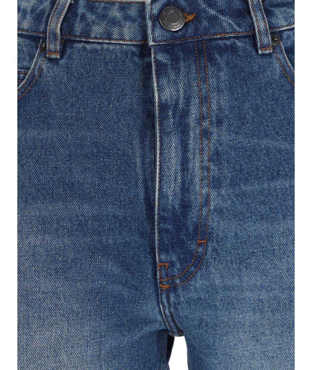 AMI Синие прямые джинсы, фото 5