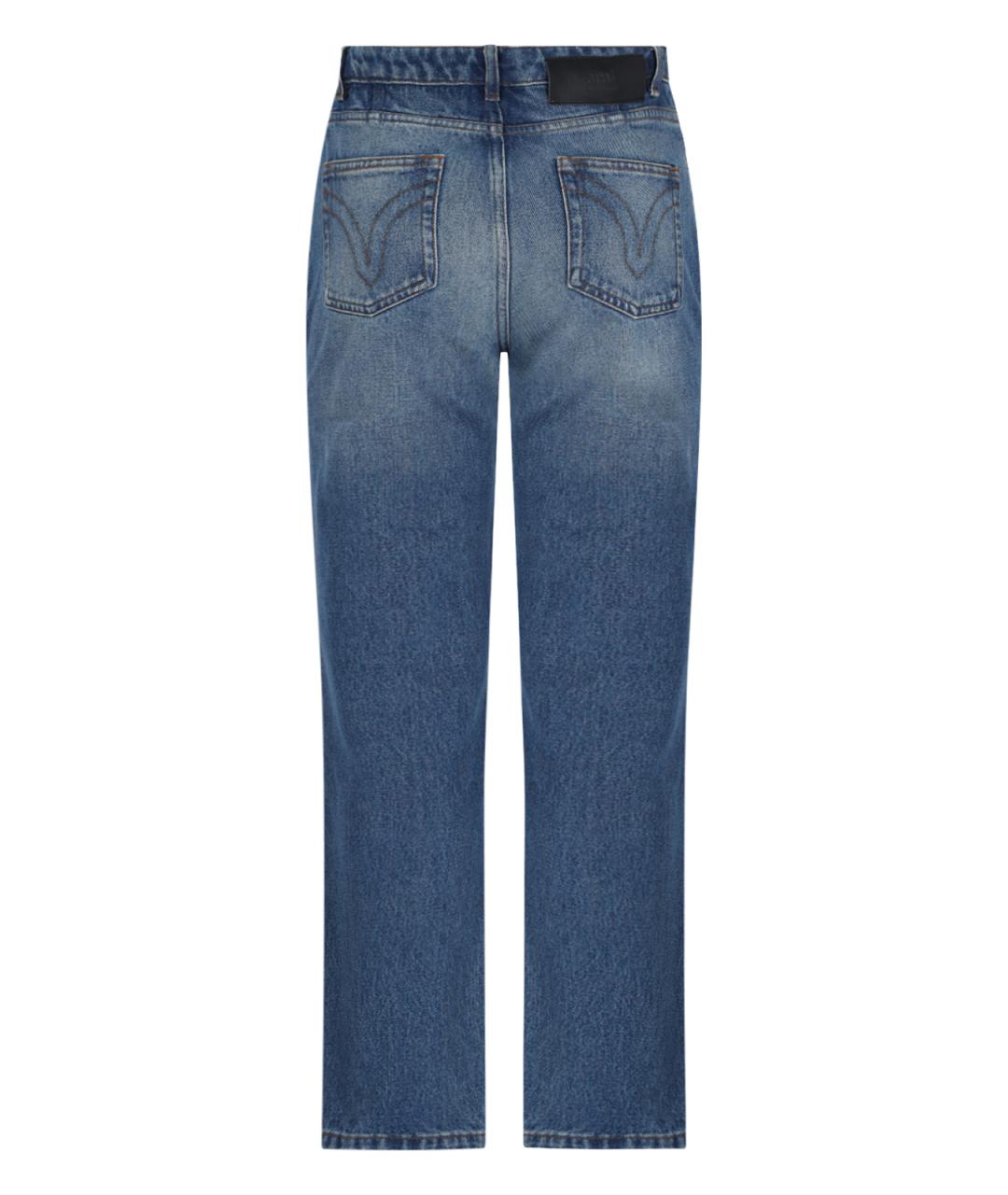 AMI Синие прямые джинсы, фото 2