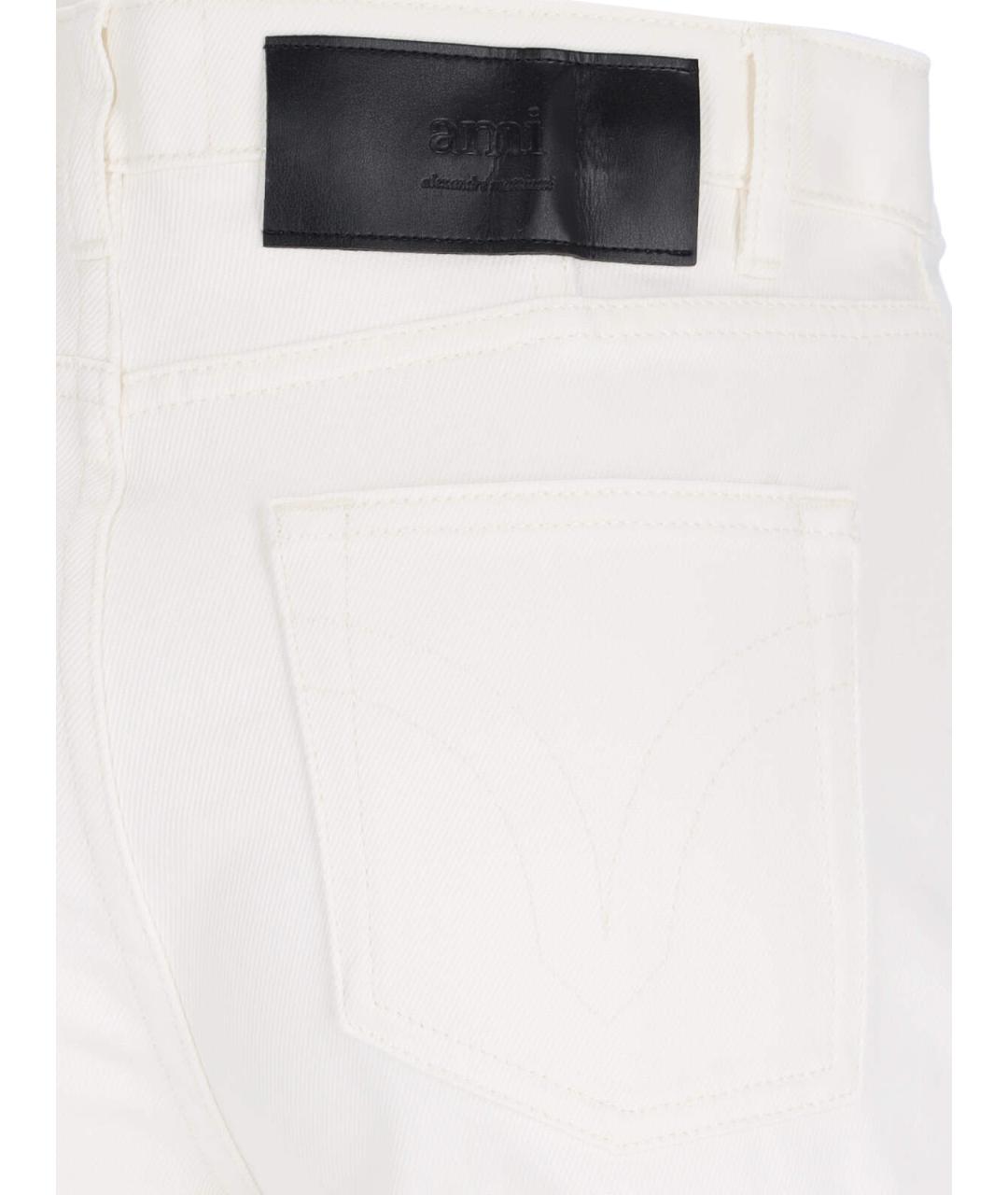 AMI Белые прямые джинсы, фото 4