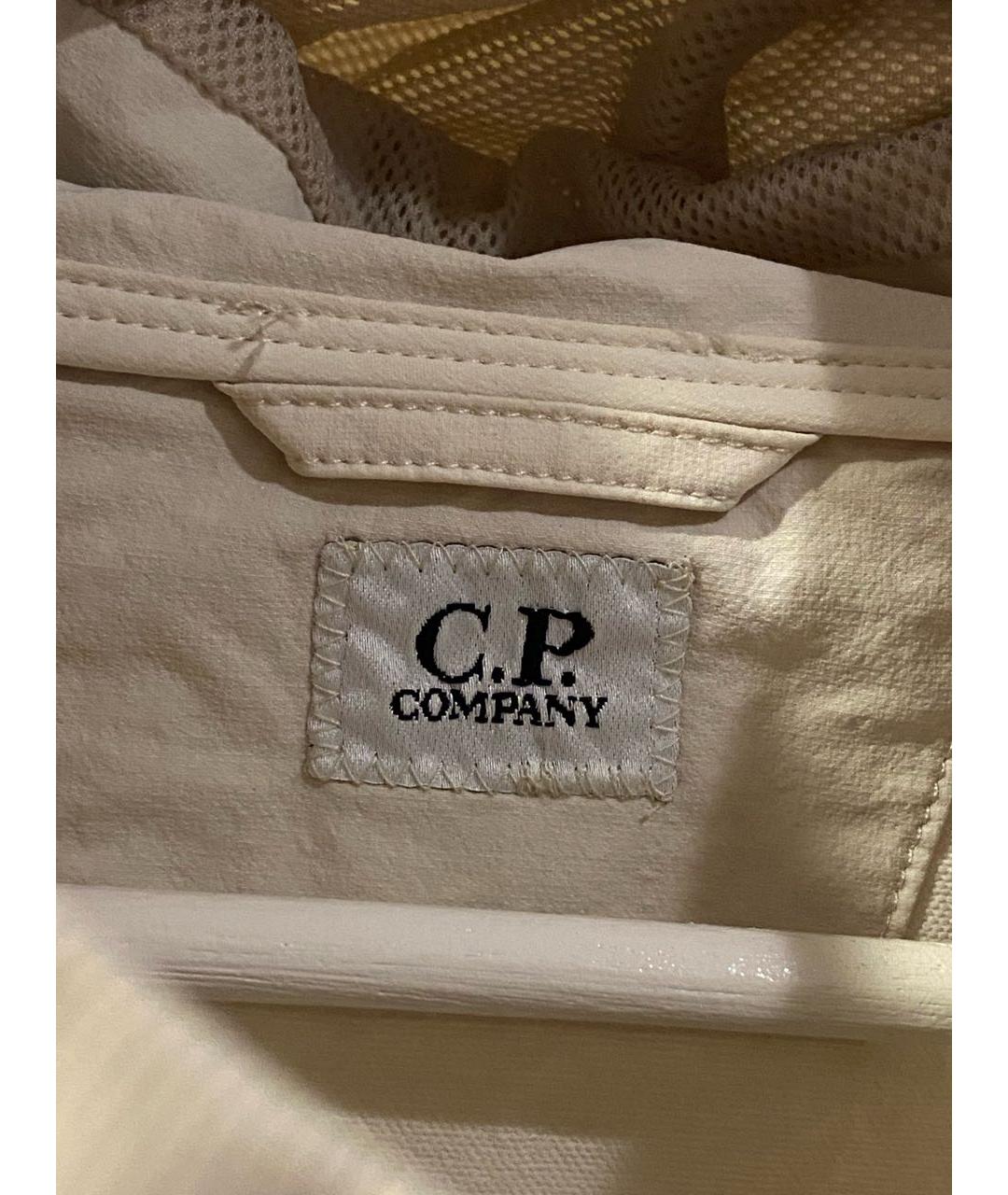 CP COMPANY Бежевая полиамидовая куртка, фото 6