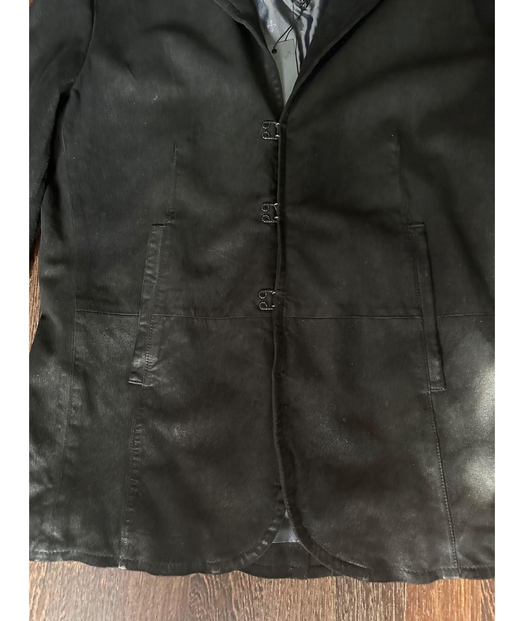 JOHN VARVATOS Черная замшевая куртка, фото 5