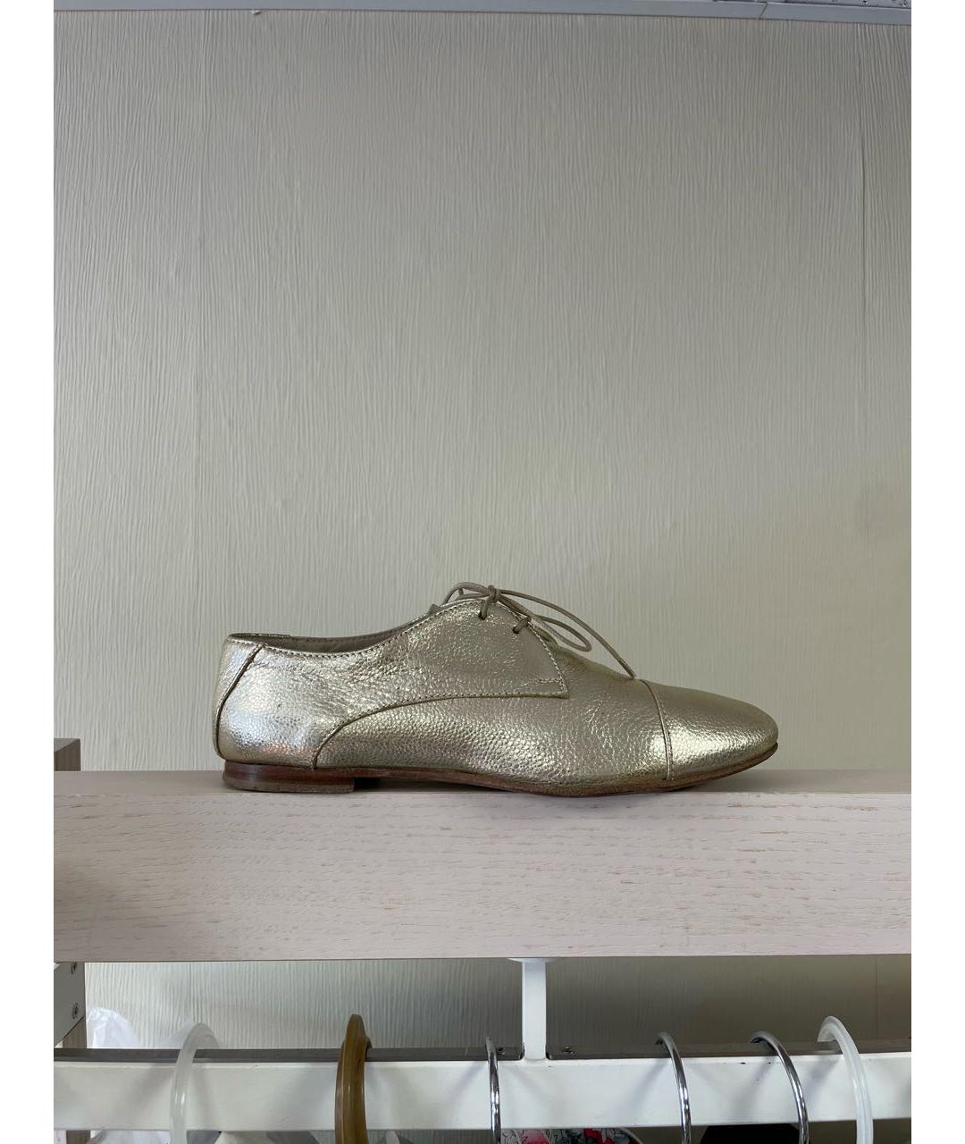 AGL Золотые кожаные ботинки, фото 9