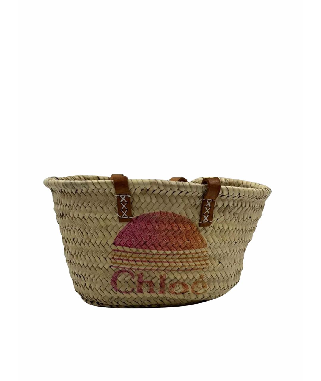 CHLOE Бежевая пляжная сумка, фото 1