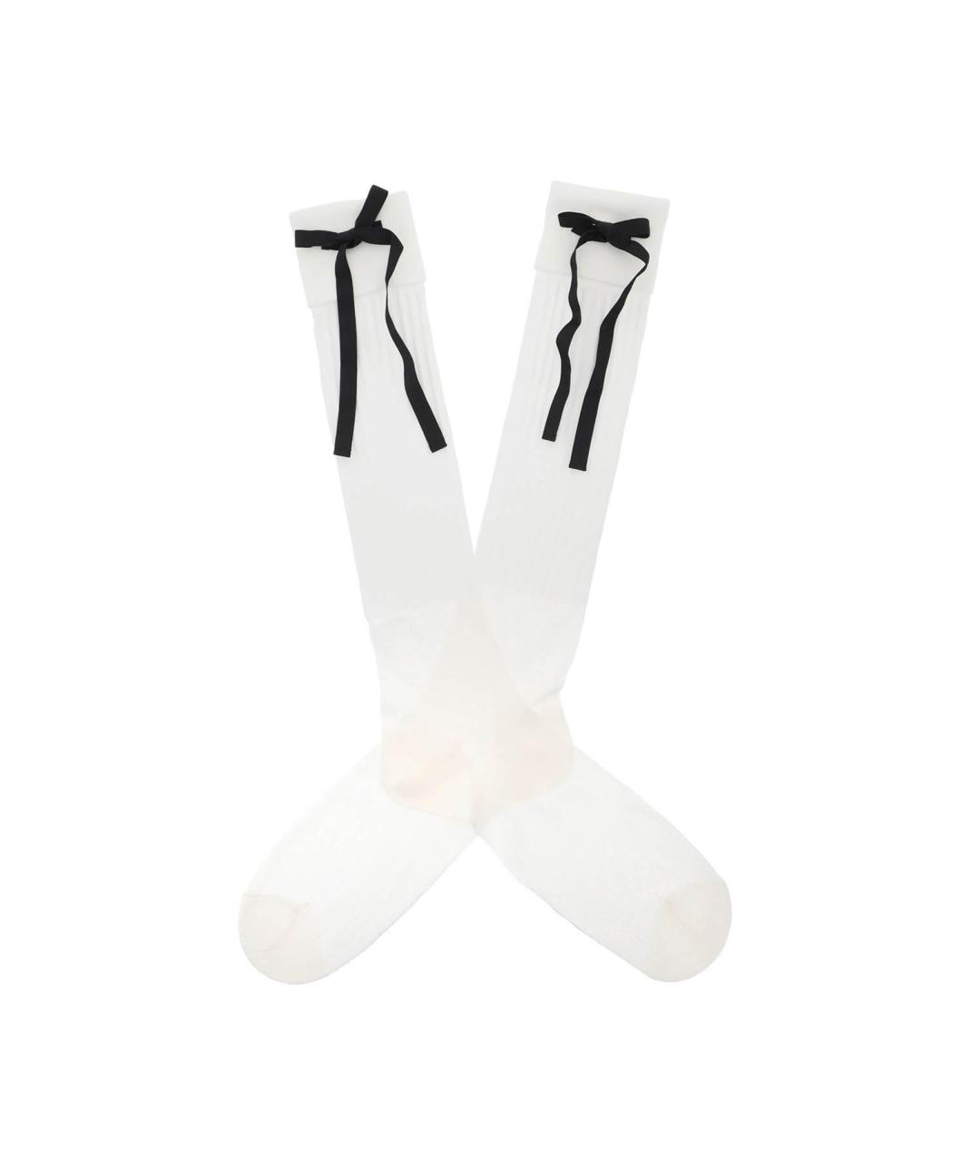 MAISON MARGIELA Белые носки, чулки и колготы, фото 4