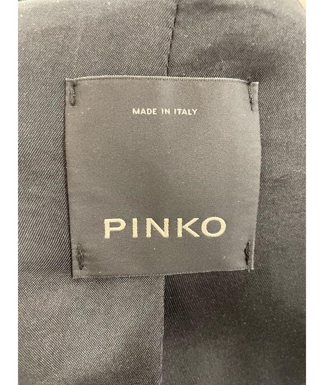 PINKO Серый шерстяной жакет/пиджак, фото 3
