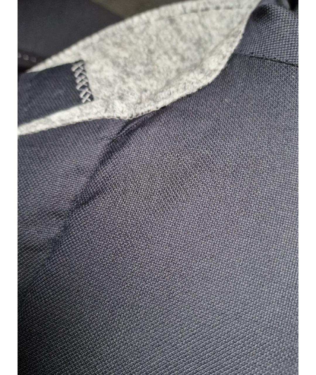 TOMBOLINI Темно-синий шерстяной пиджак, фото 6
