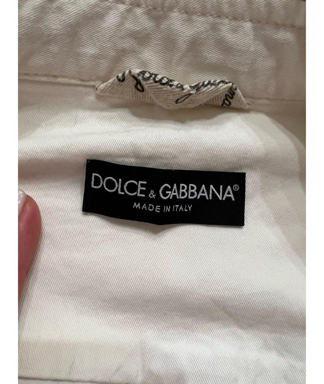 DOLCE&GABBANA Бежевый жакет/пиджак из экзотической кожи, фото 3