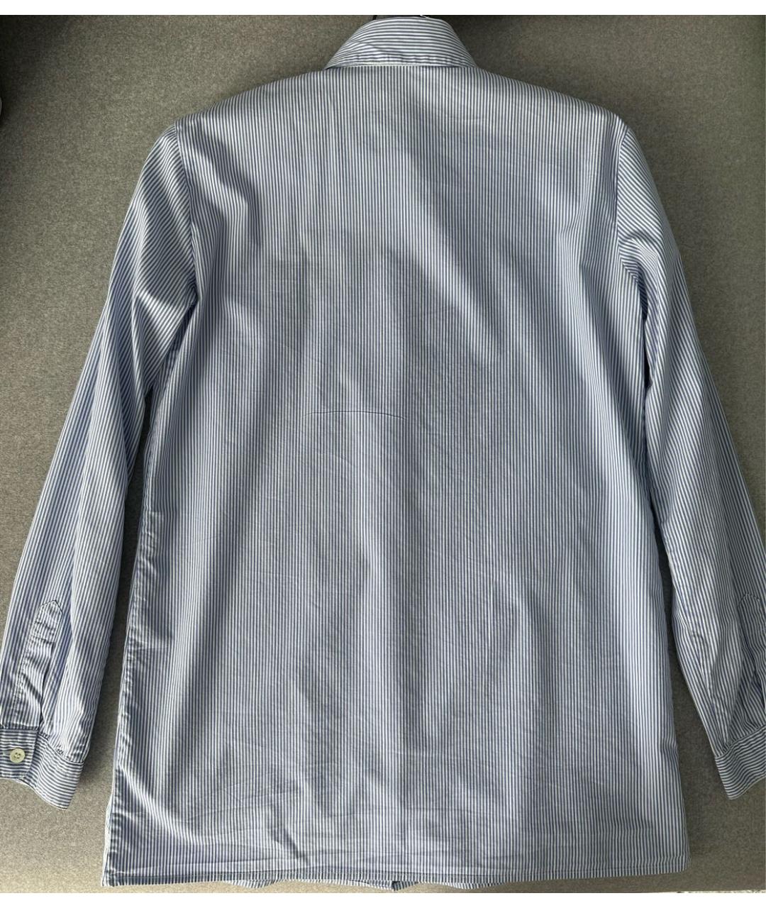 ETRO Голубая хлопковая рубашка, фото 3