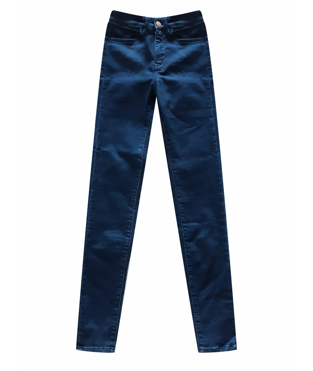 MIH JEANS Темно-синие хлопко-эластановые джинсы слим, фото 1