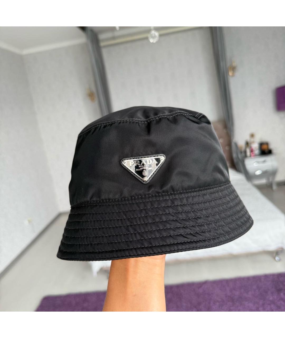 PRADA Черная панама, фото 3