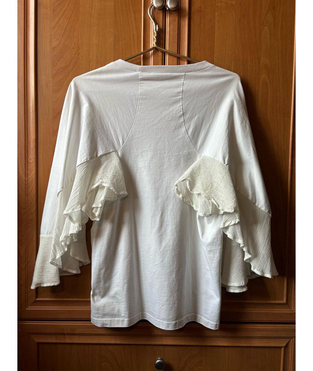 CHLOE Белая хлопковая блузы, фото 2