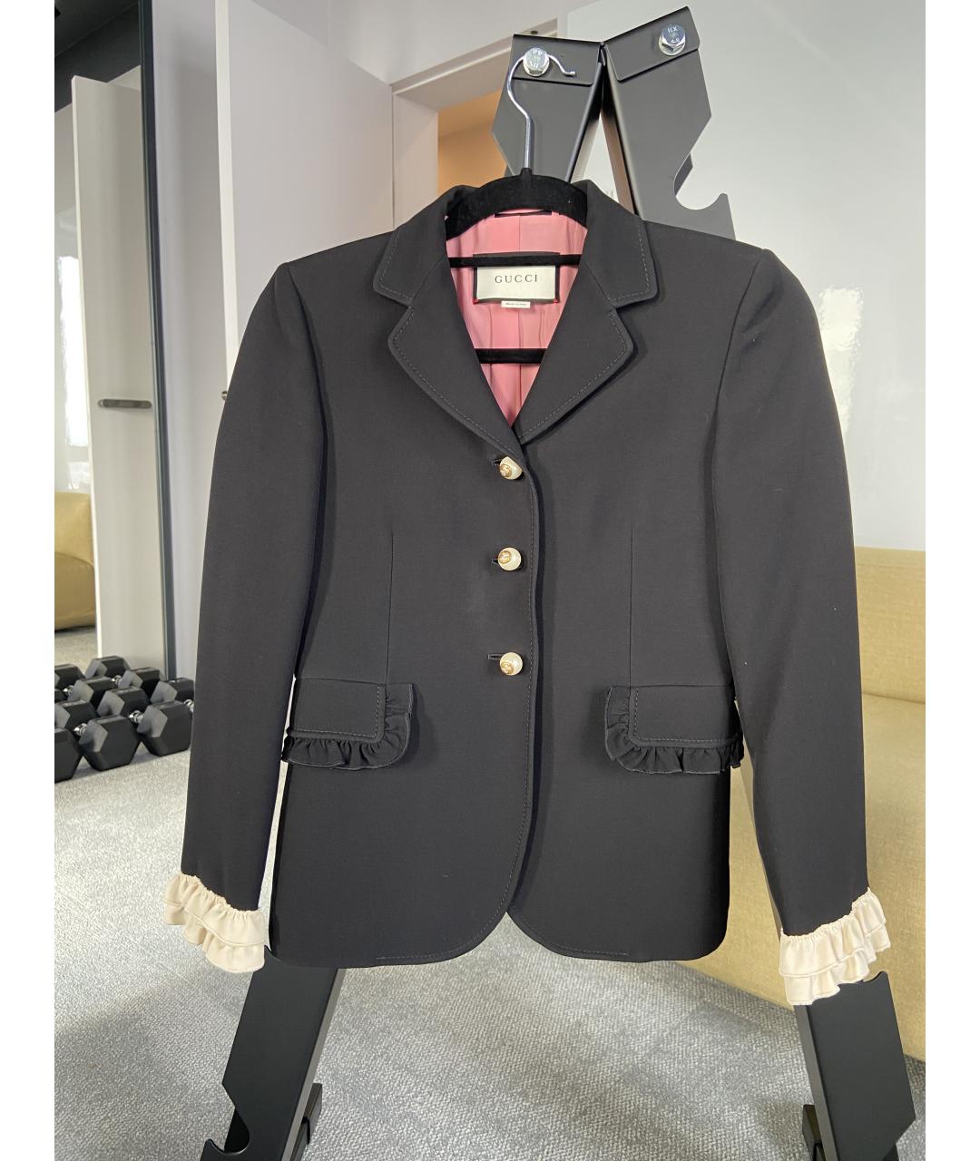 GUCCI Черный костюм с брюками, фото 10