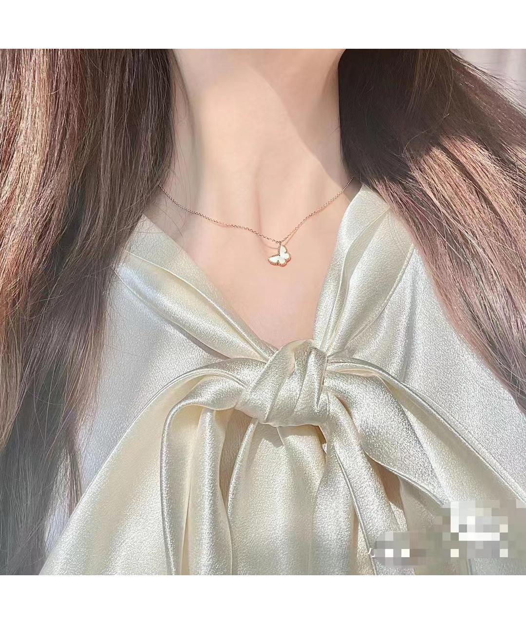VAN CLEEF & ARPELS Белое колье из желтого золота, фото 8