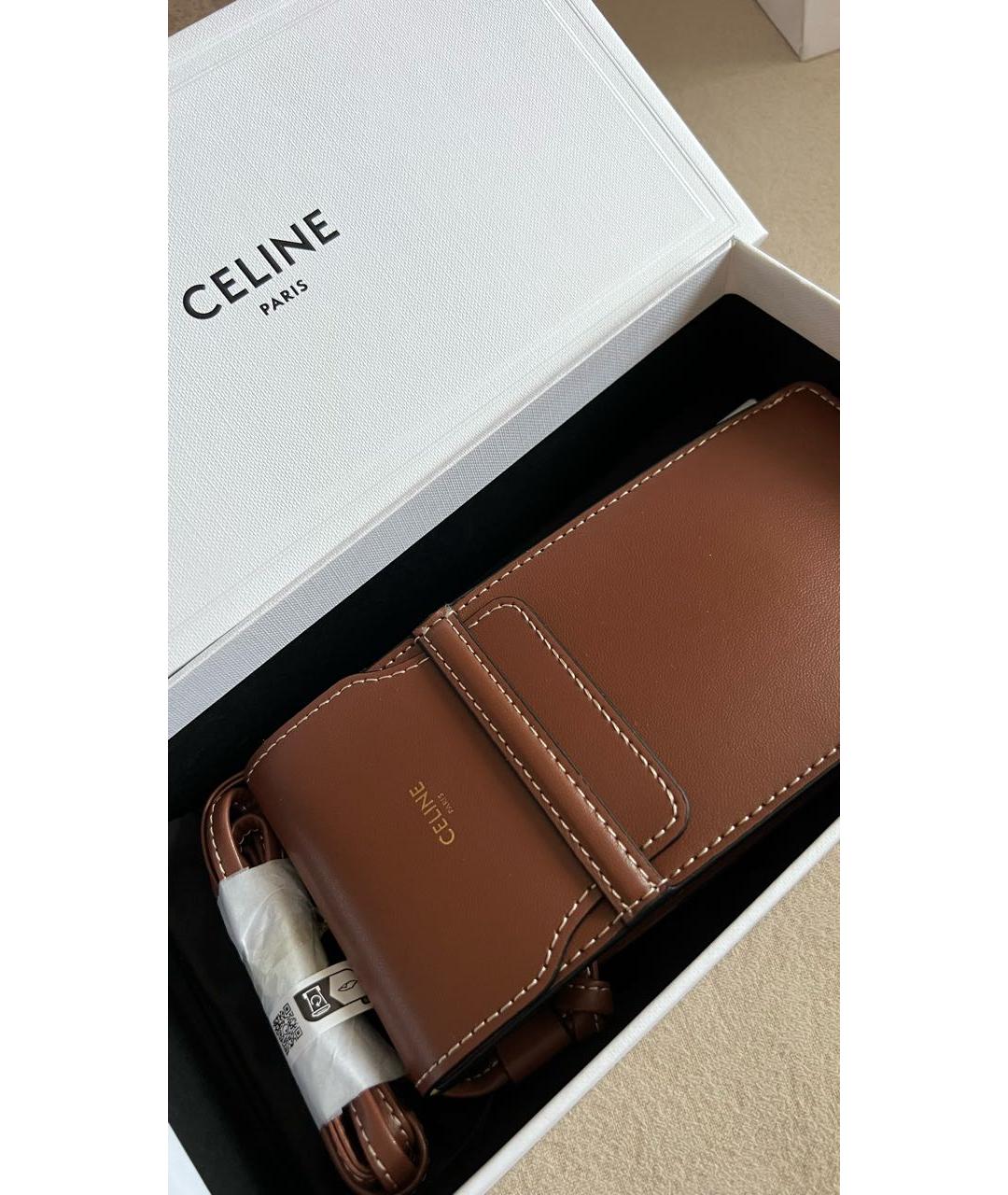 CELINE Золотые металлические солнцезащитные очки, фото 5