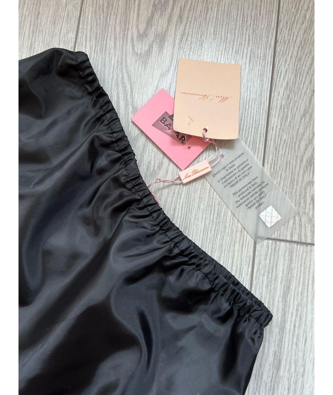 MISS BLUMARINE Черная полиэстеровая юбка, фото 3
