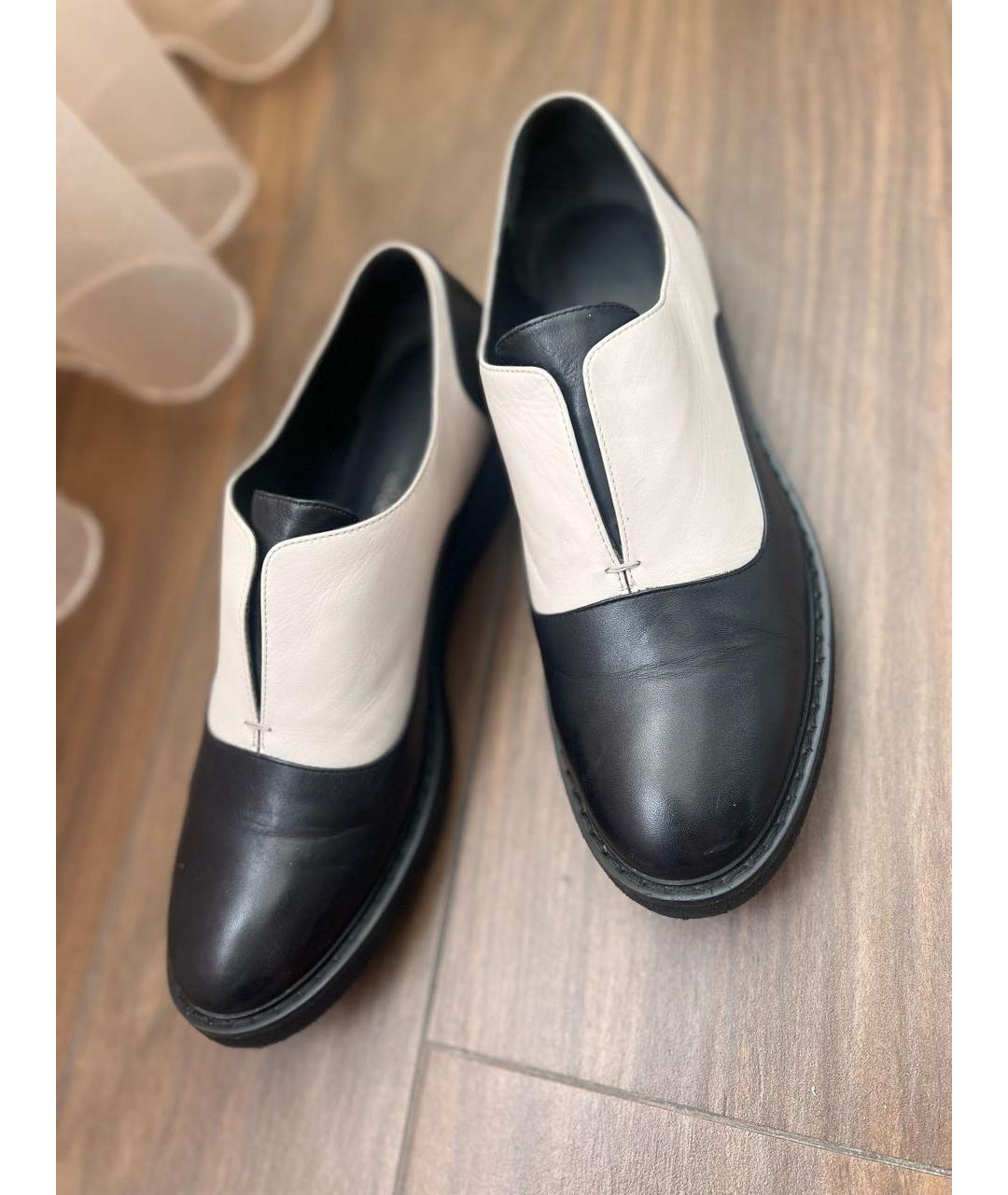 EMPORIO ARMANI Черные кожаные туфли, фото 6