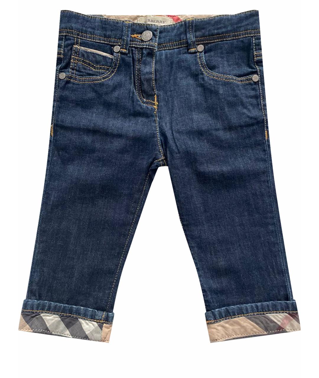 BURBERRY Синие деним джинсы, фото 1