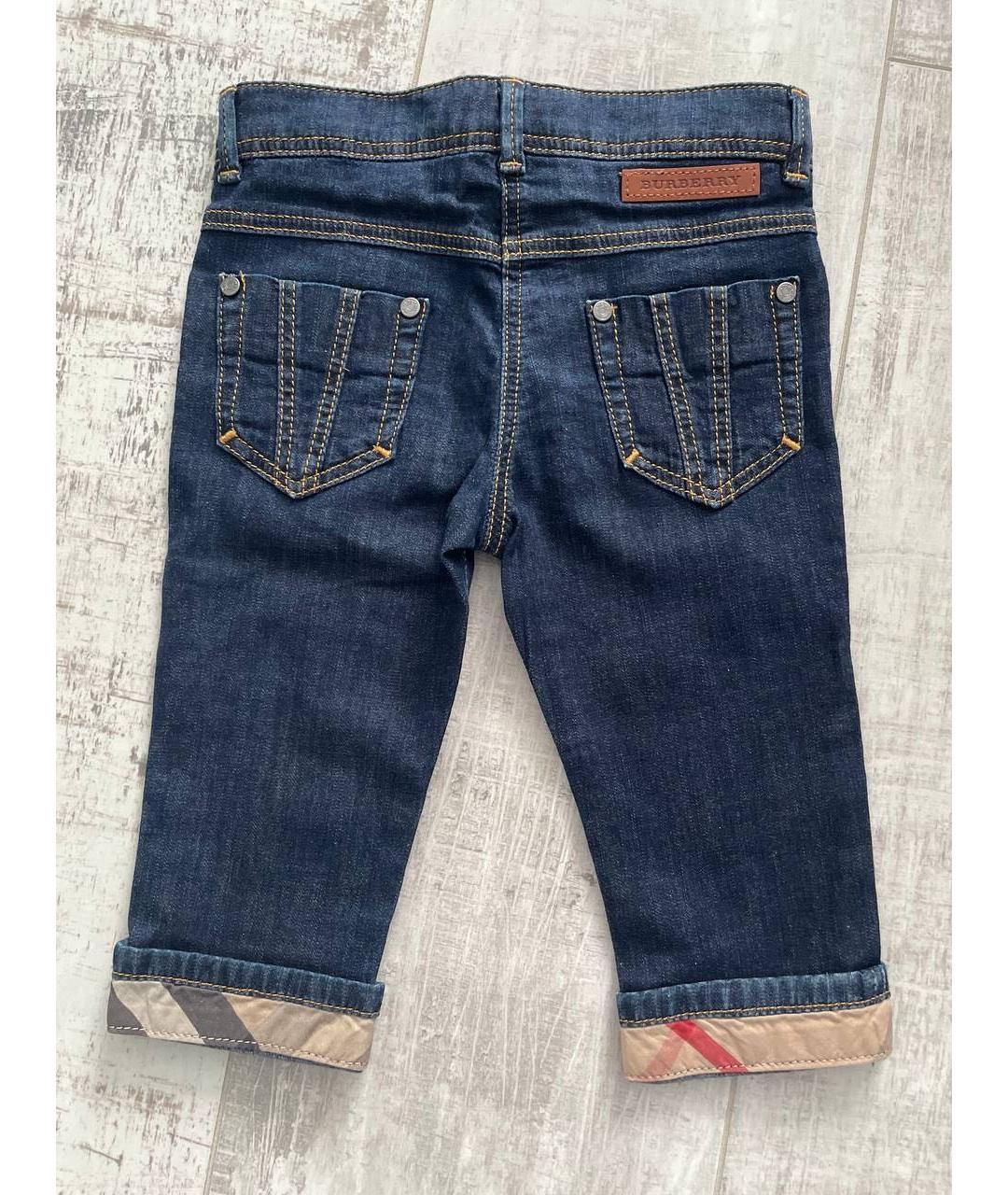 BURBERRY Синие деним джинсы, фото 2