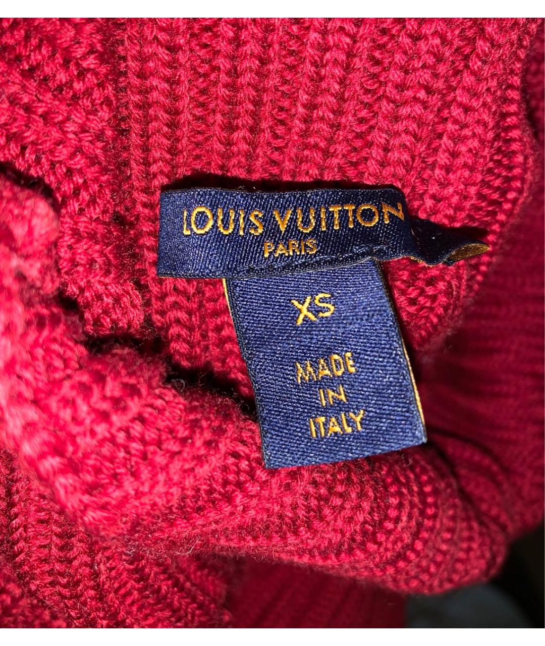 LOUIS VUITTON PRE-OWNED Красная водолазка, фото 4