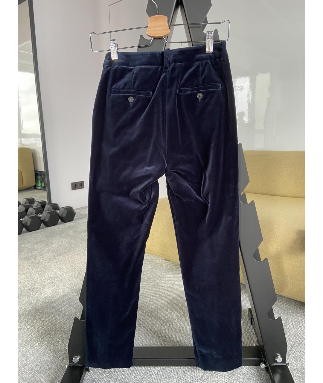 MAX MARA Синий хлопковый костюм с брюками, фото 4