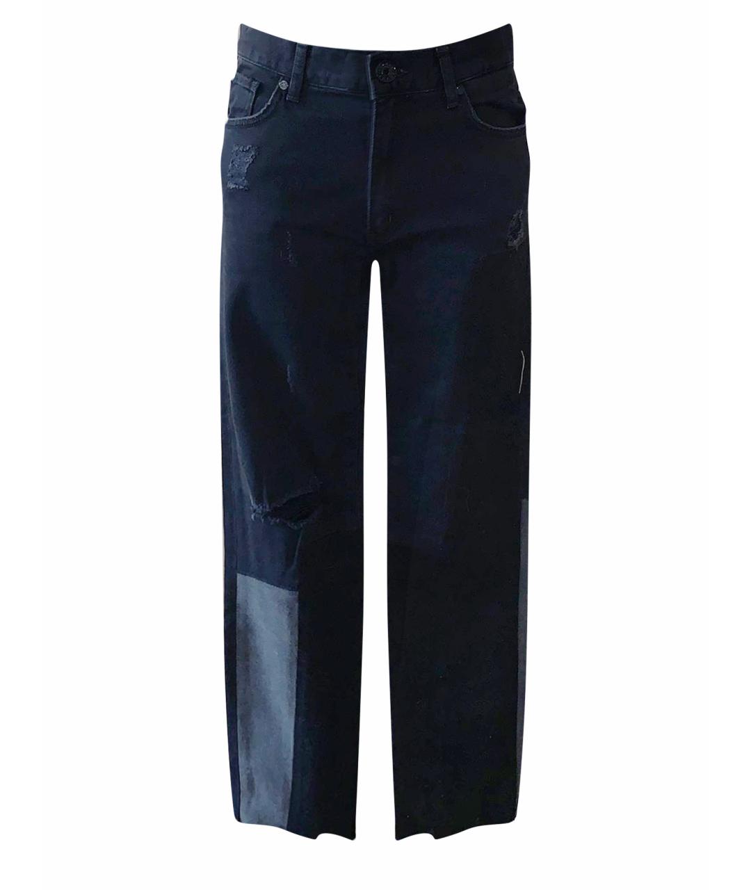 SANDRO Антрацитовые хлопковые прямые джинсы, фото 1