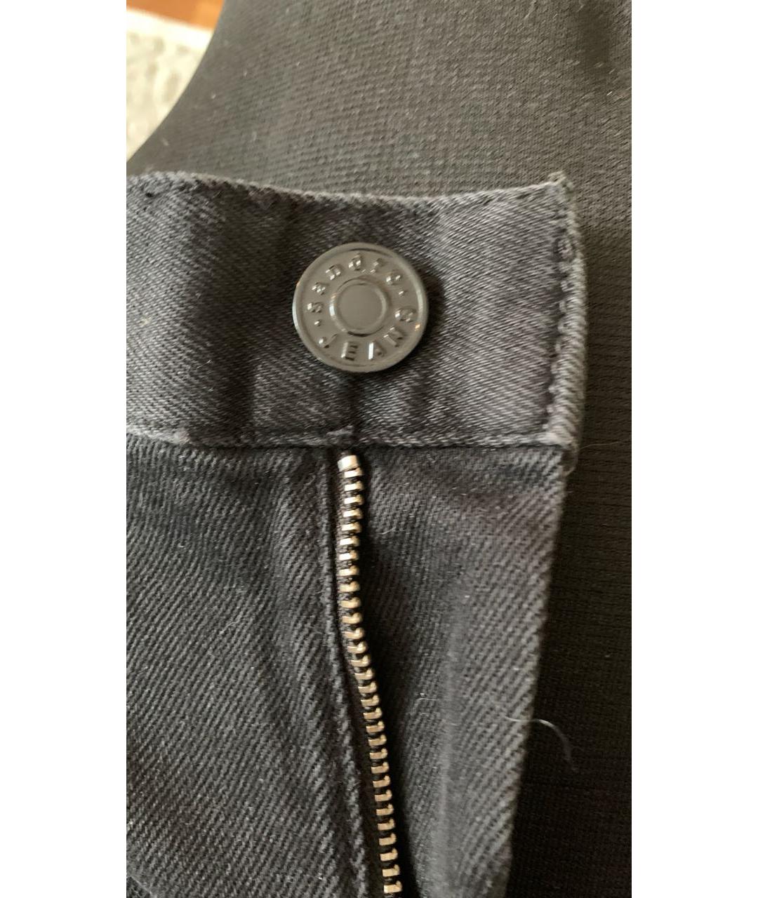 SANDRO Антрацитовые хлопковые прямые джинсы, фото 5