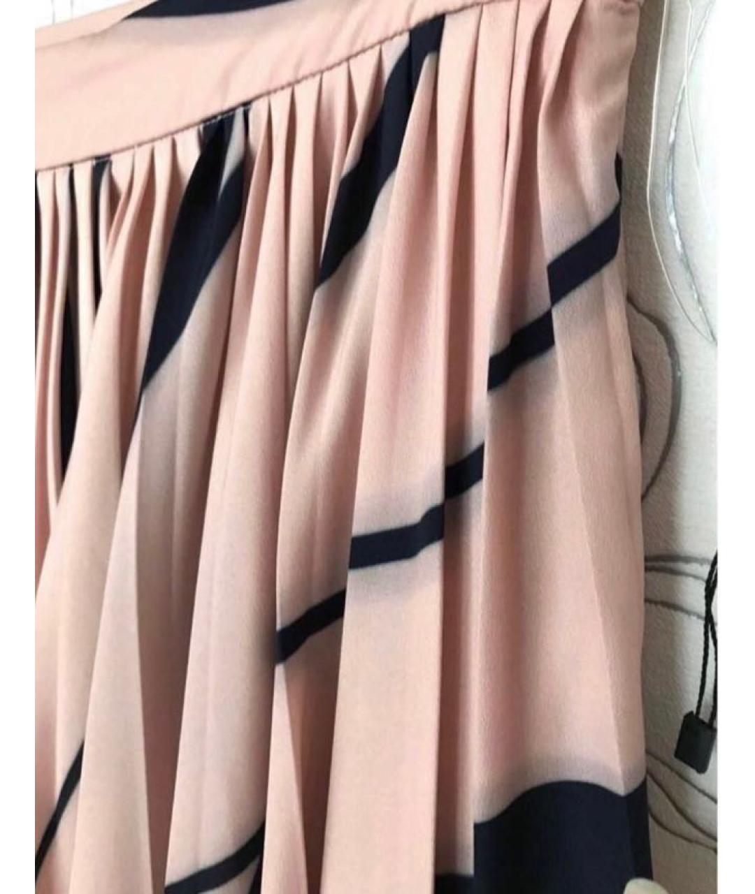 SPORTMAX Мульти полиэстеровая юбка миди, фото 5