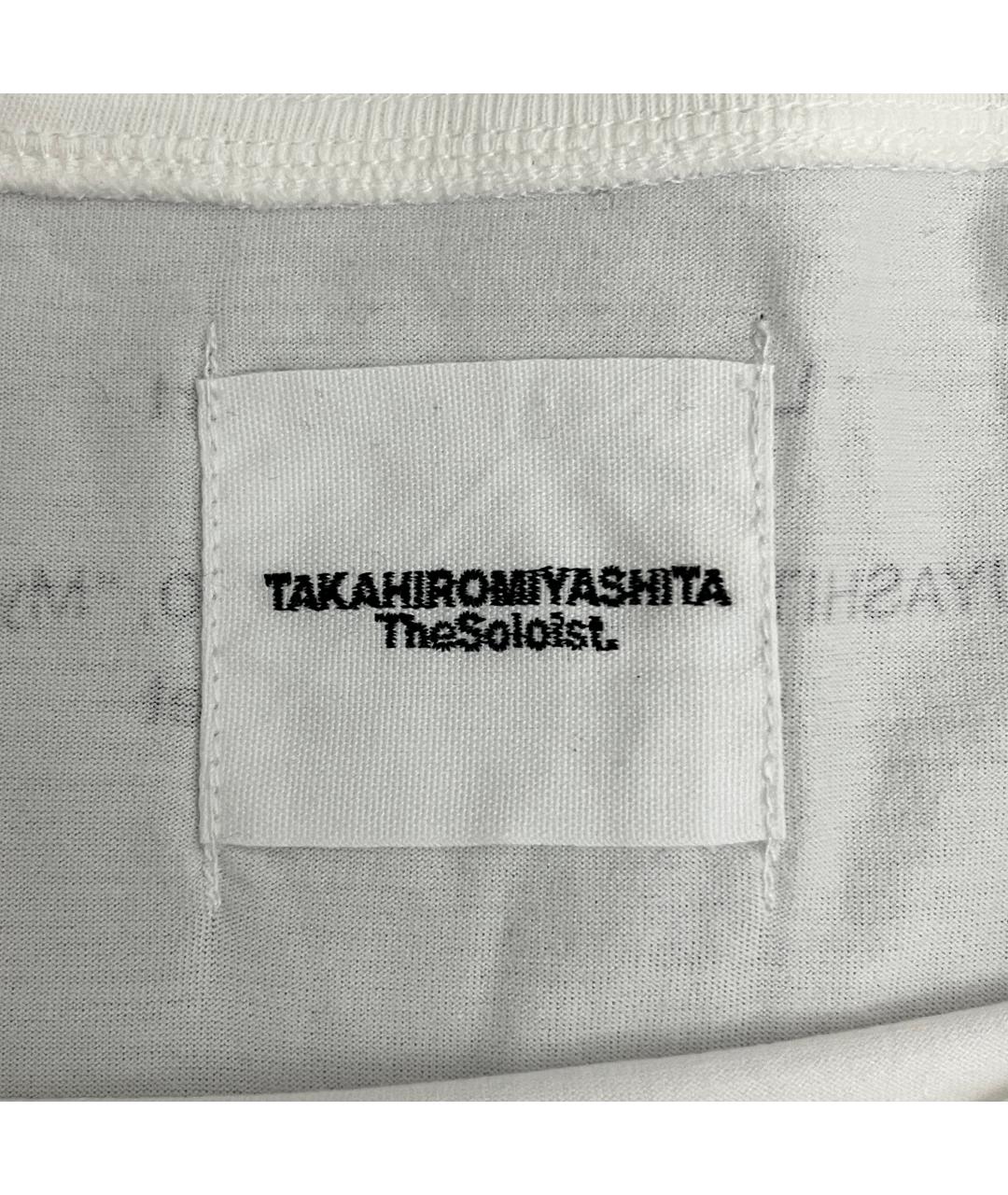 TAKAHIROMIYASHITA THE SOLOIST Белая хлопковая футболка, фото 5