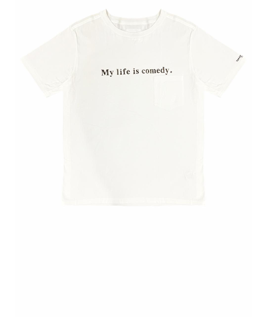 TAKAHIROMIYASHITA THE SOLOIST Белая хлопковая футболка, фото 1